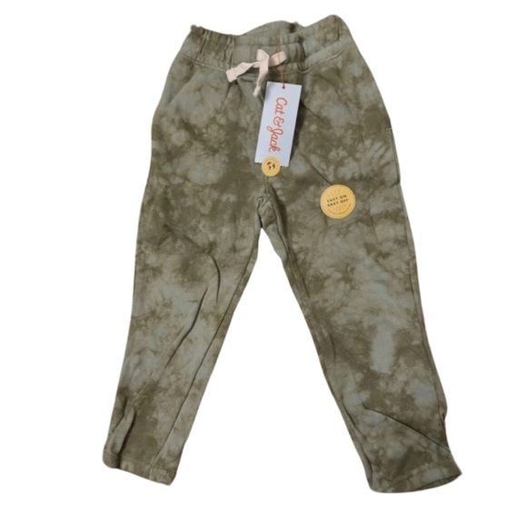 Cat & Jack Toddler Pull-On Elastic Drawstring Camo Jogger Pants NWT Size 4T - Picture 1 of 3